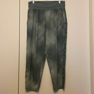 Athleta Gray Tie-Dye Joggers